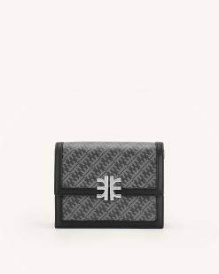 Alternative view of FEI Mini Flap Crossbody - Iron Black