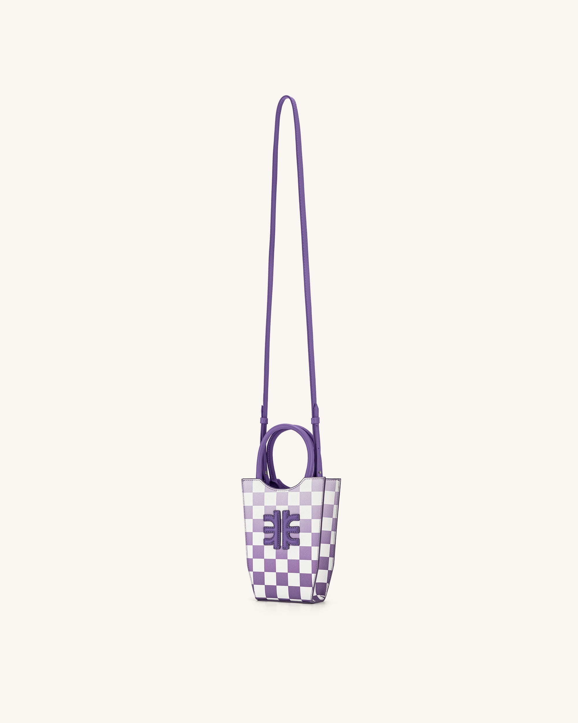 FEI Gradient Checkerboard Phone Bag - Purple - Image 3