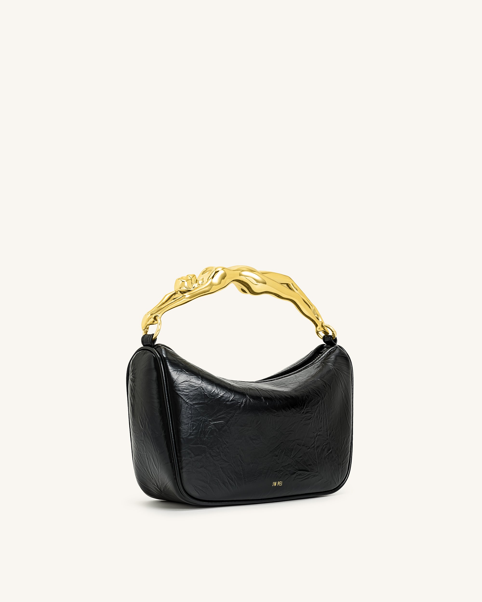 Jenny Human-shaped Handle Handbag - Black - Image 3