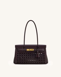 Yara Shoulder Bag - Dark Red