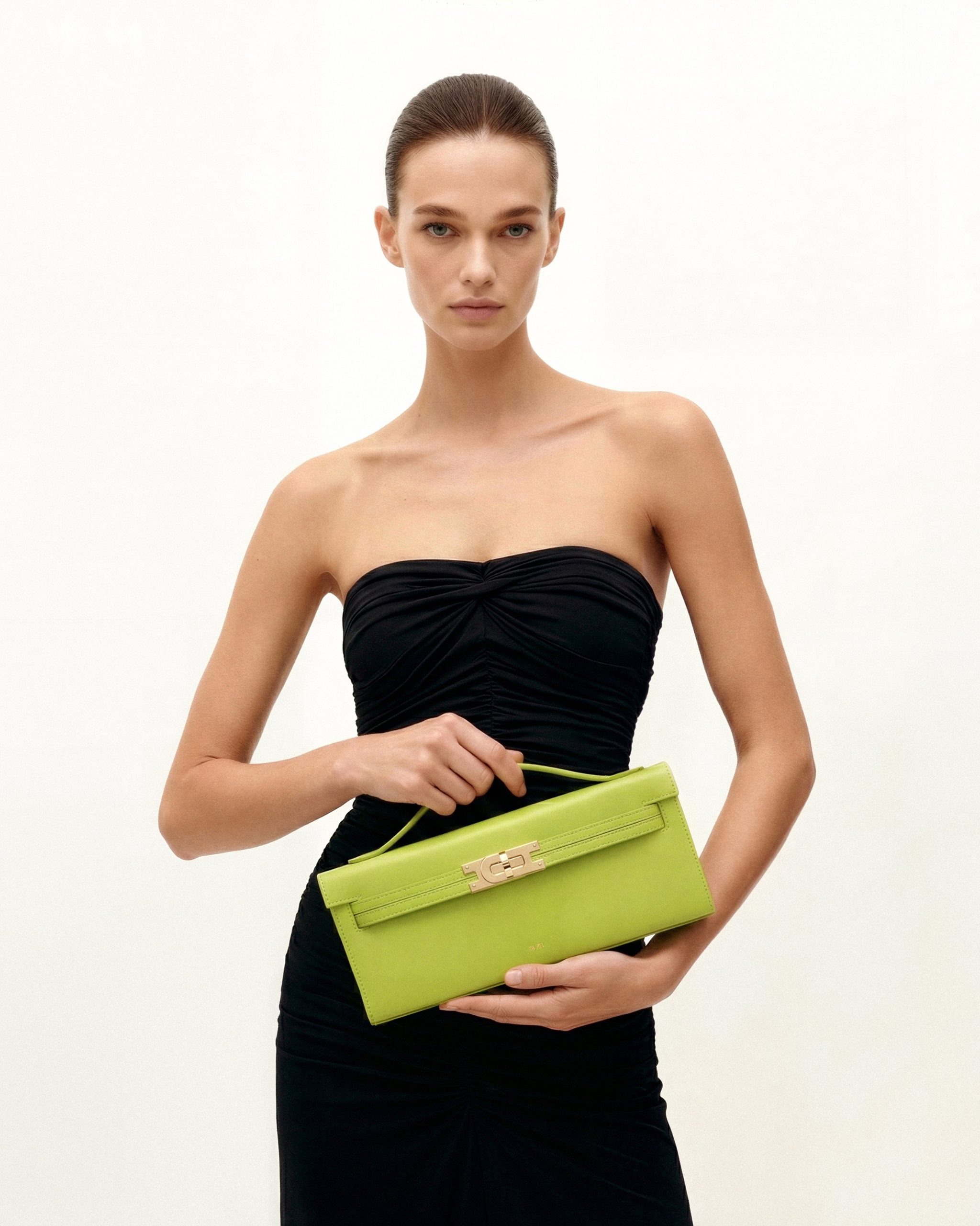 Bria Structured Top Handle Bag - Green - Image 2