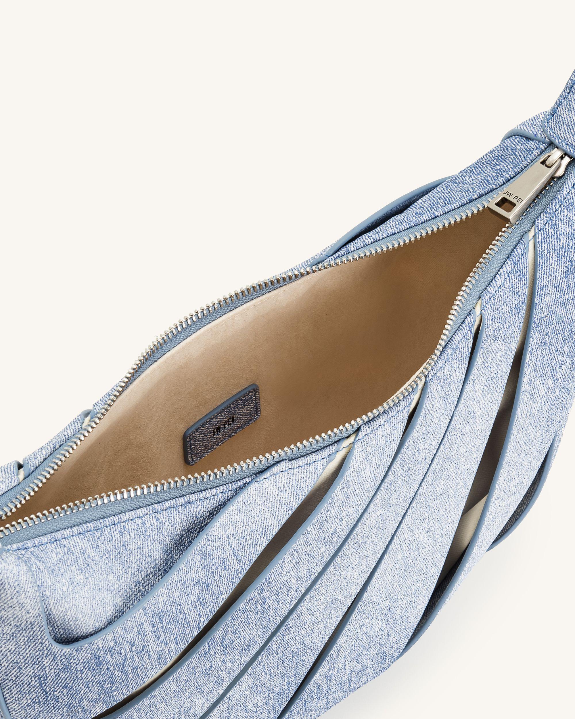 Jana Hollow Out Shoulder Bag - Blue - Image 4
