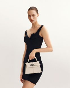 Alternative view of Elise Top Handle Bag - White
