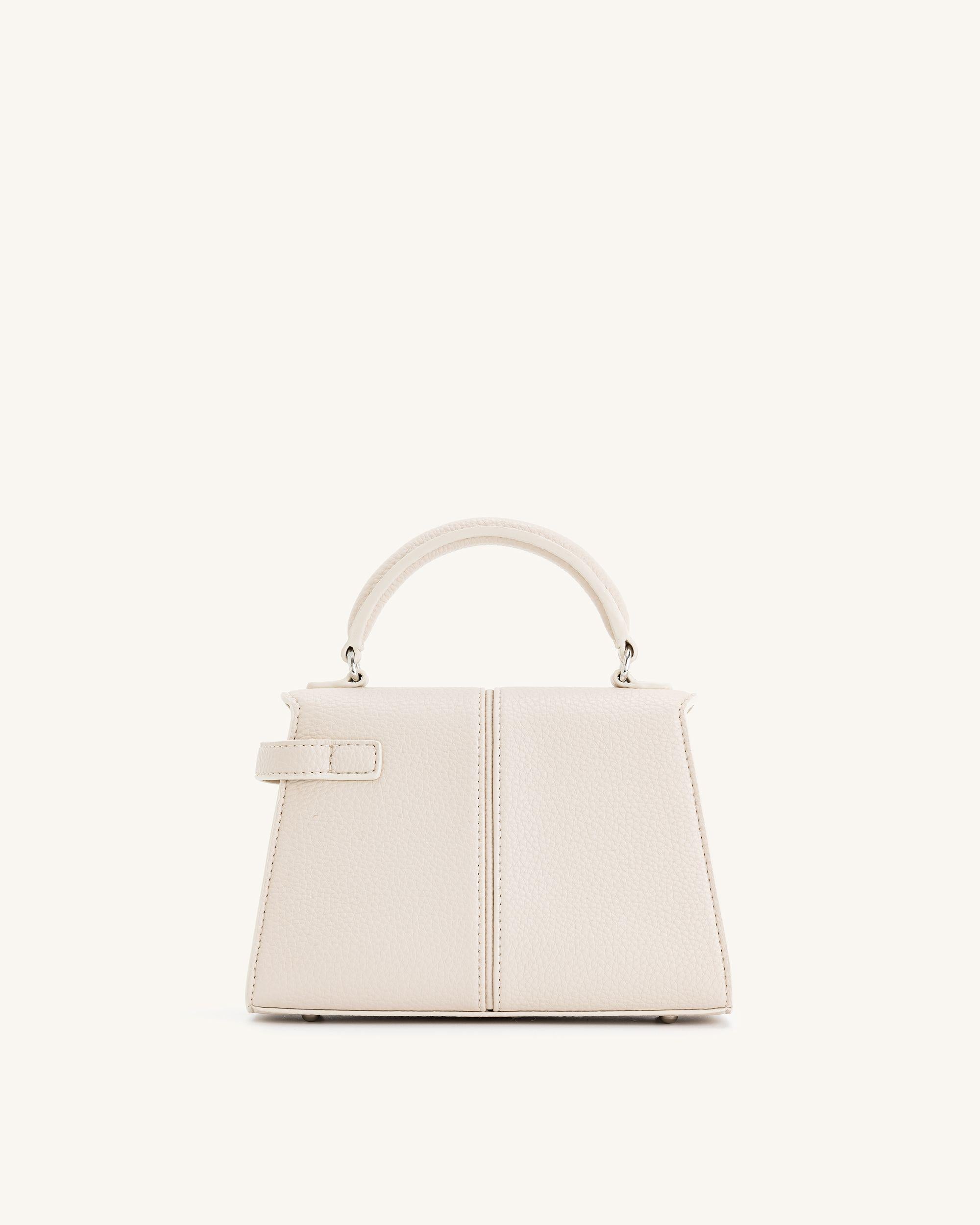 Elise Top Handle Bag - White - Image 4