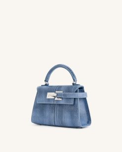 Alternative view of Elise Top Handle Bag - Blue