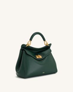 Alternative view of Lucia Classic Top Handbag - Dark Green