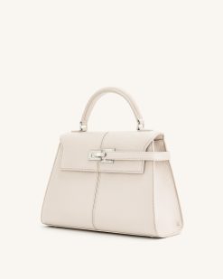 Alternative view of Elise Large Top Handle Bag - White