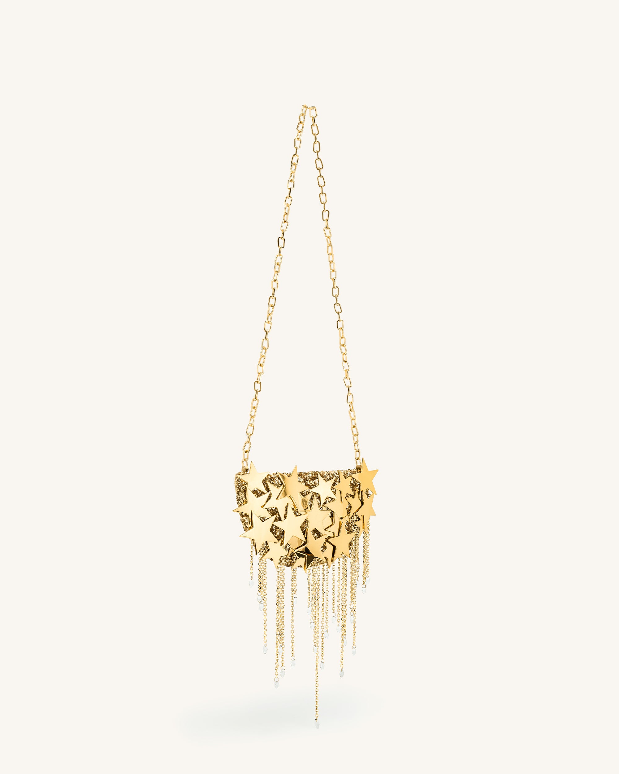 Anika Star-Embellished Chain Bag - Gold - Image 3