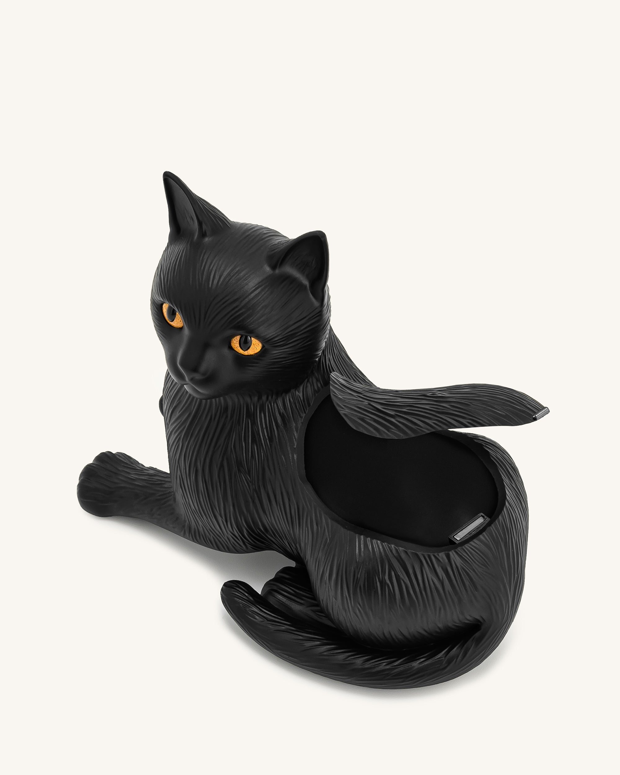 Hedy Black Cat Clutch - Black - Image 4