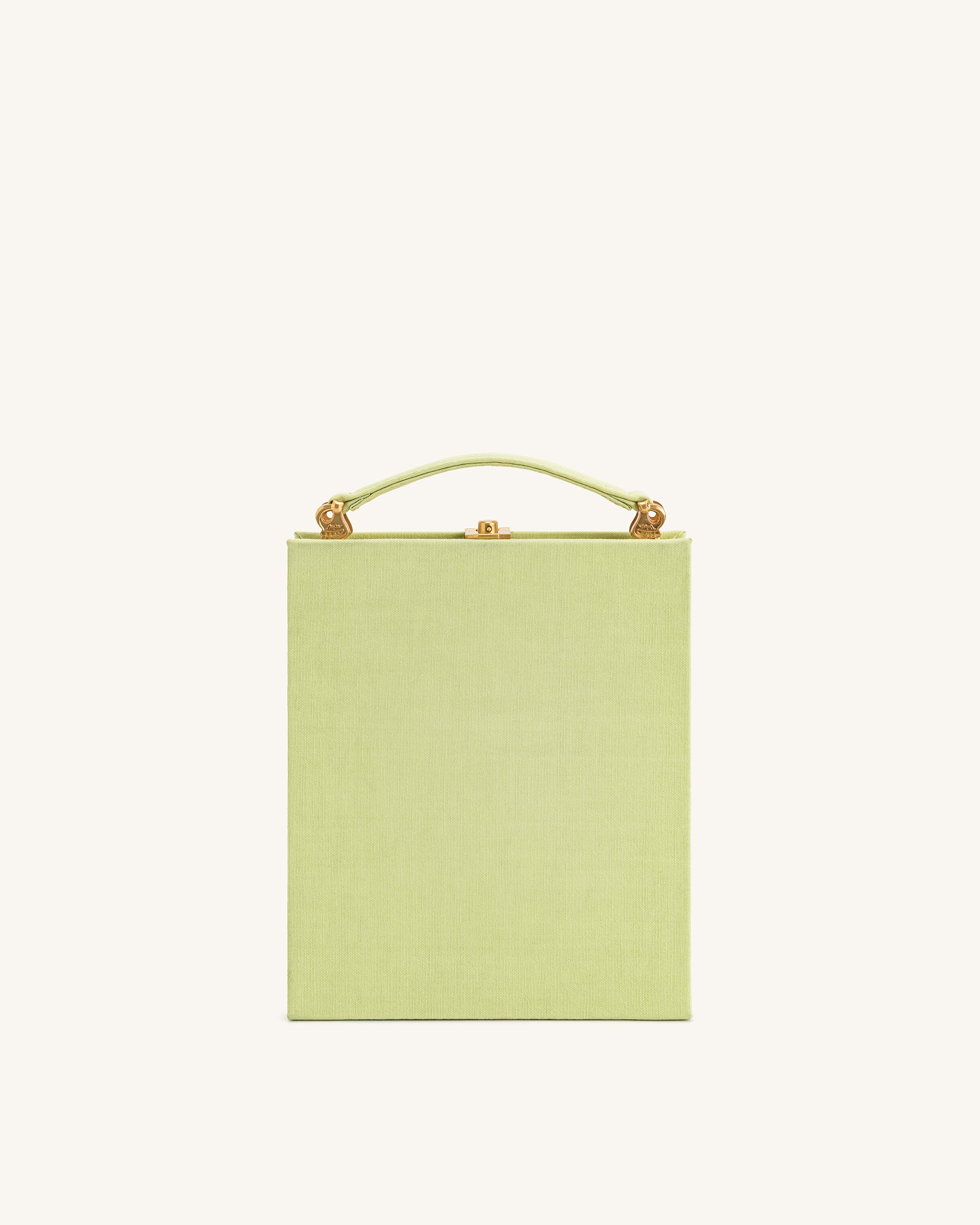 Taya-Puppy Pattern Book Shape Clutch Bag - Light Green - Image 4