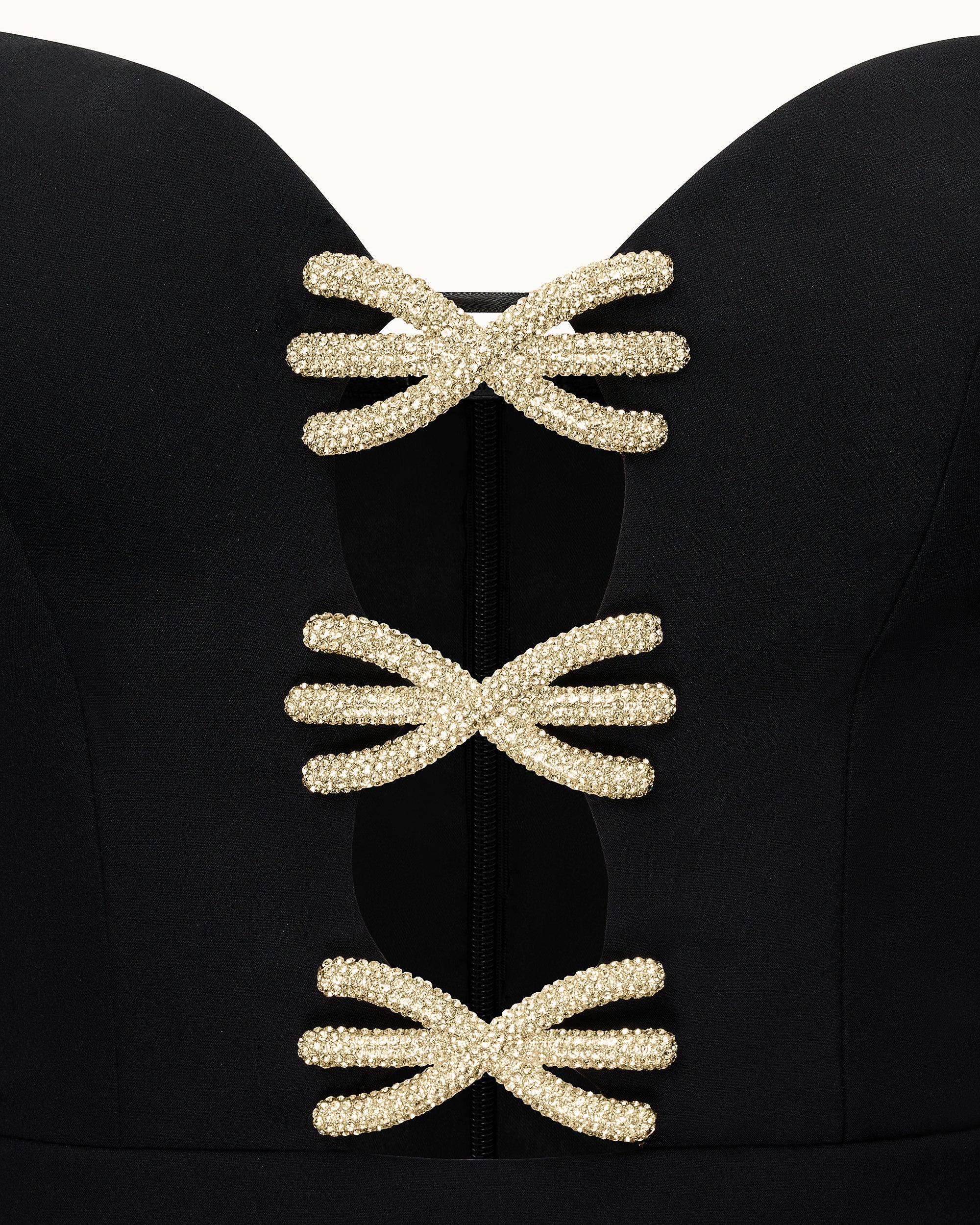 Samantha Cutout Mini Dress - Black - Image 5