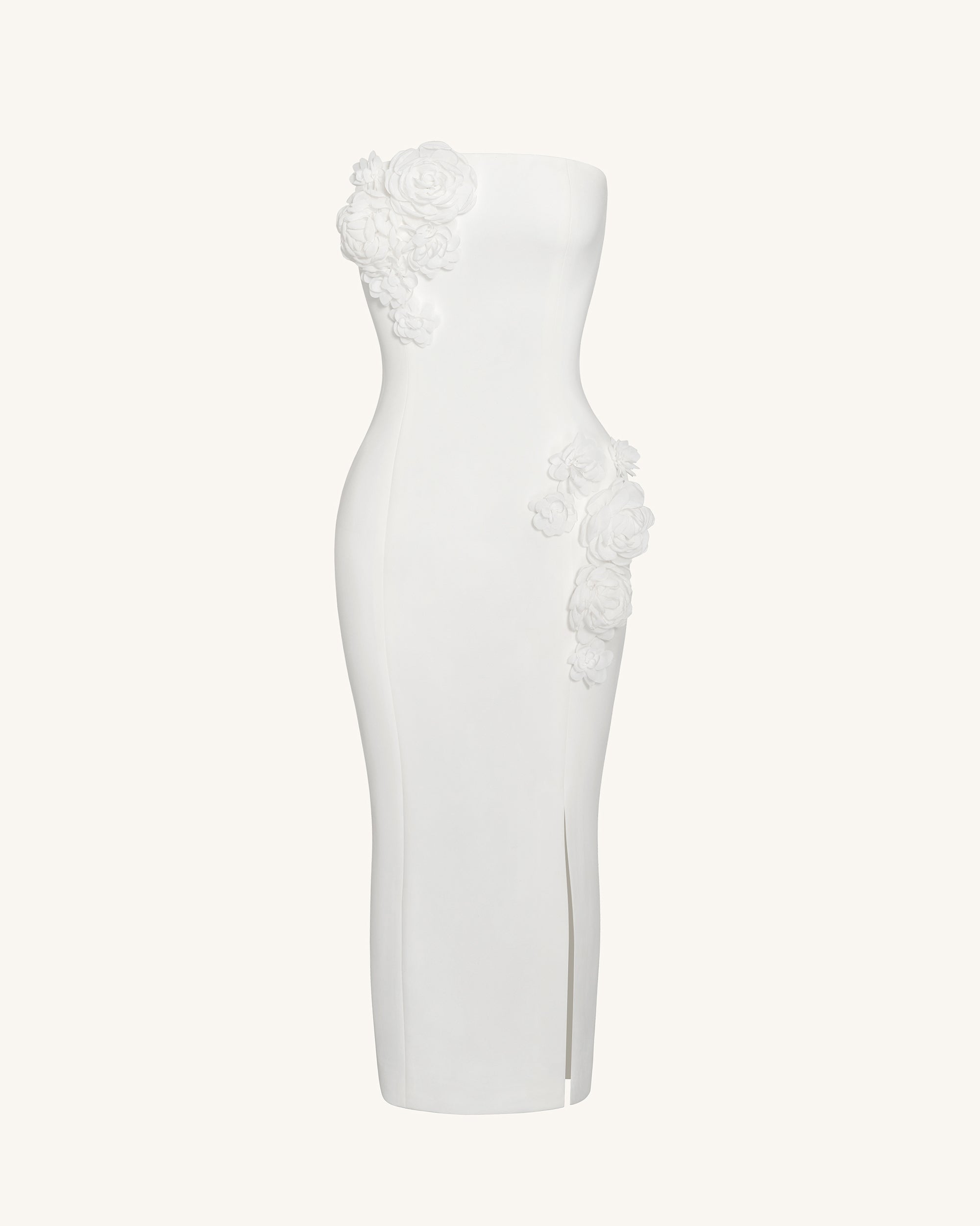 Petal Perfection Cocktail Dress - White - Image 4
