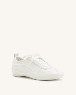 Alternative view of Ferne Streamlined Lustrous Sneakers  - White
