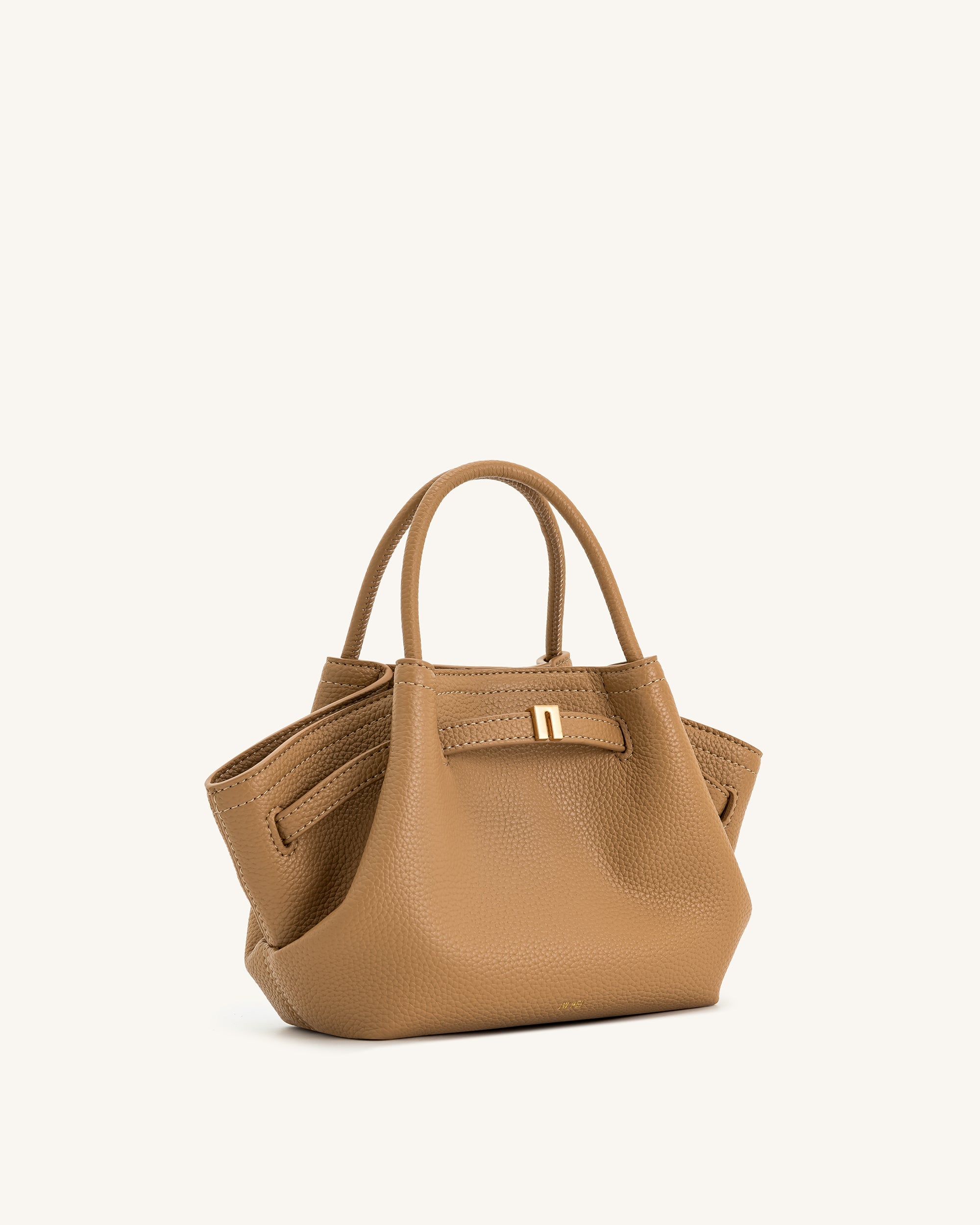 Hana Mini Tote Bag - Latte Color - Image 4