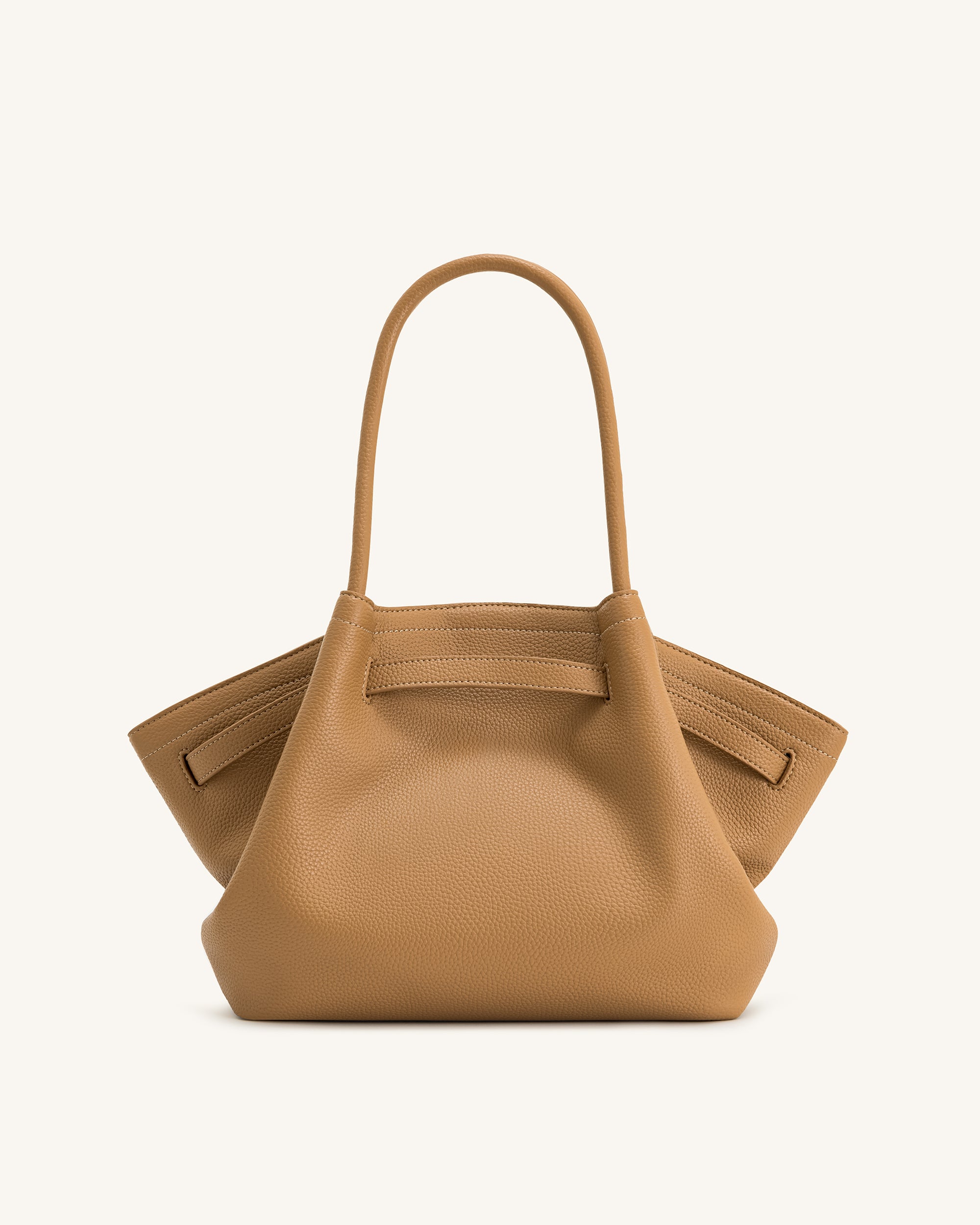 Hana Medium Tote Bag - Latte Color - Image 4