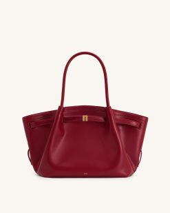 Alternative view of Hana Medium Tote Bag - Claret