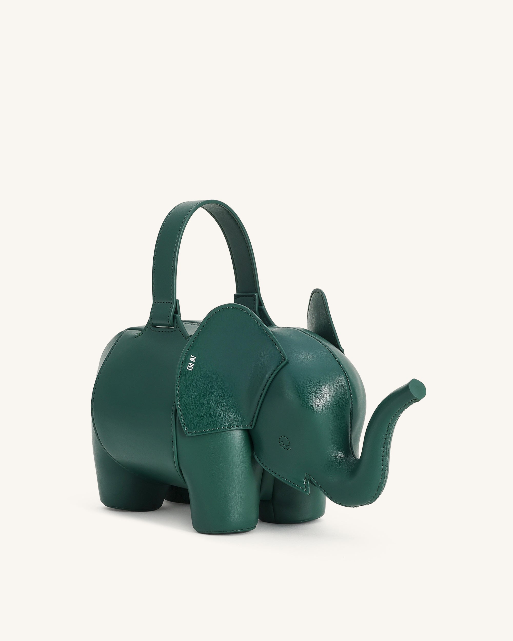 Claire Elephant Shaped Handbag - Green - Image 2