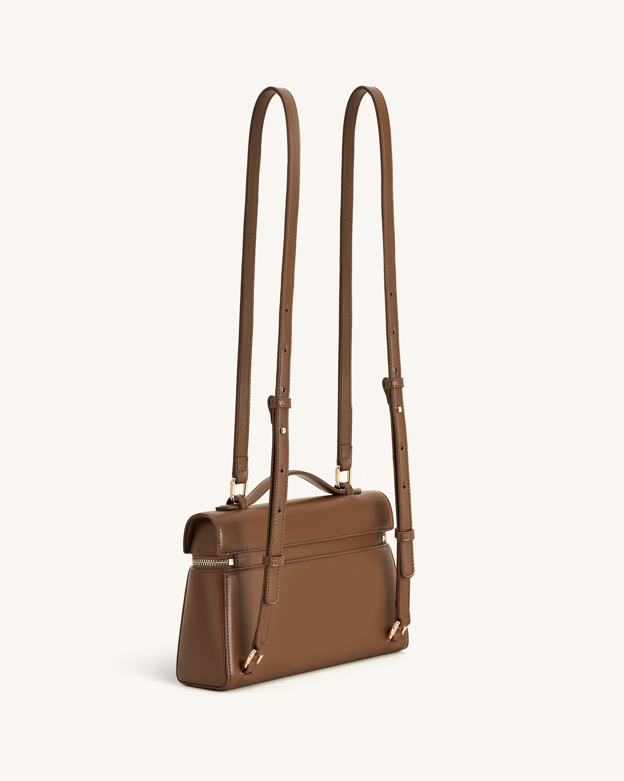 Thea Large Top Handle Bag - Mocha Brown - Image 3