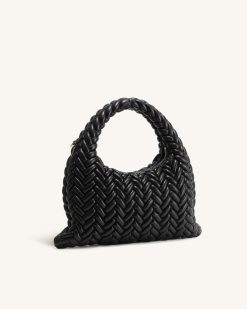 Alternative view of Cora Quilting Handle Bag - Black