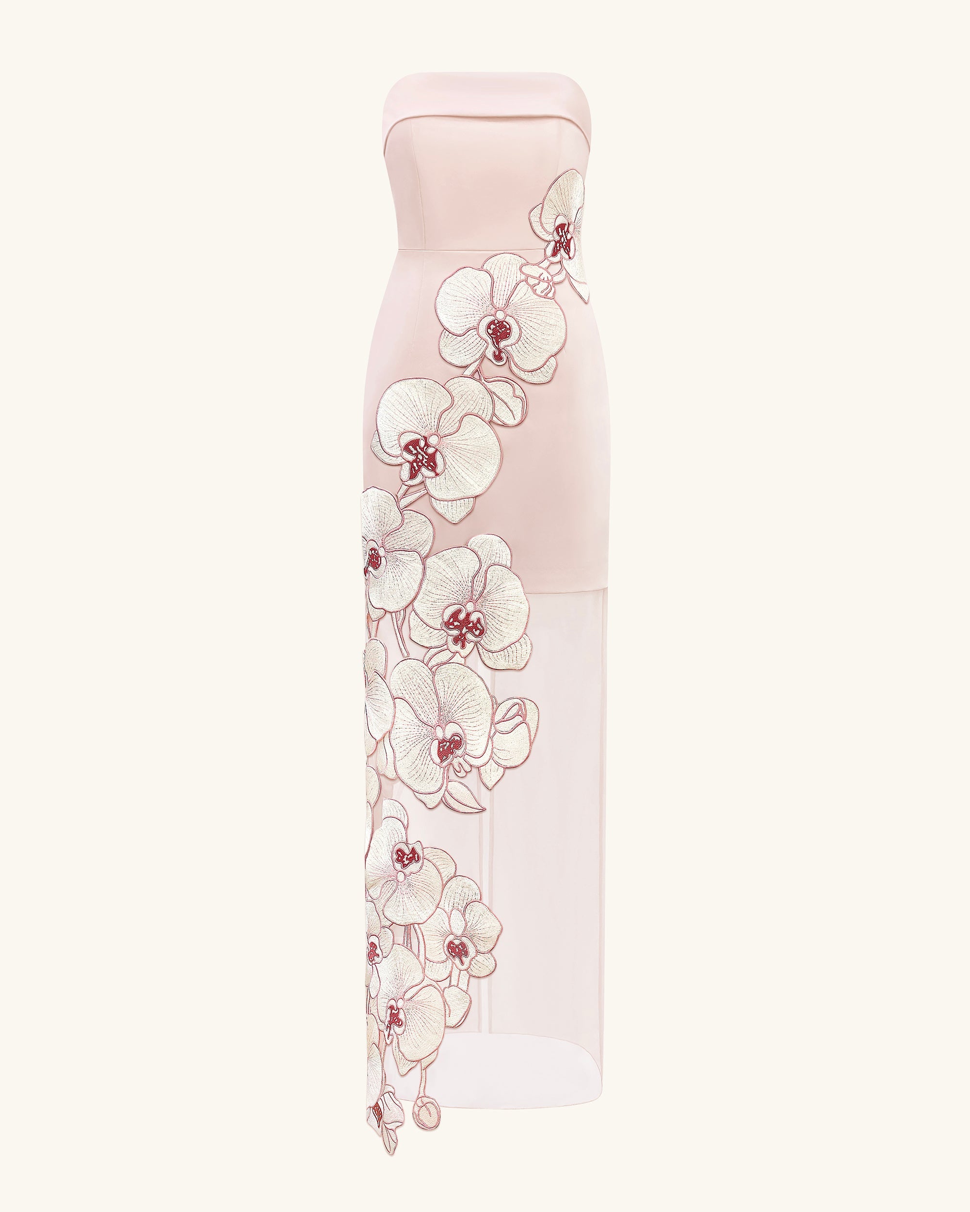 Orchid Embroidered Dress - Pink - Image 2