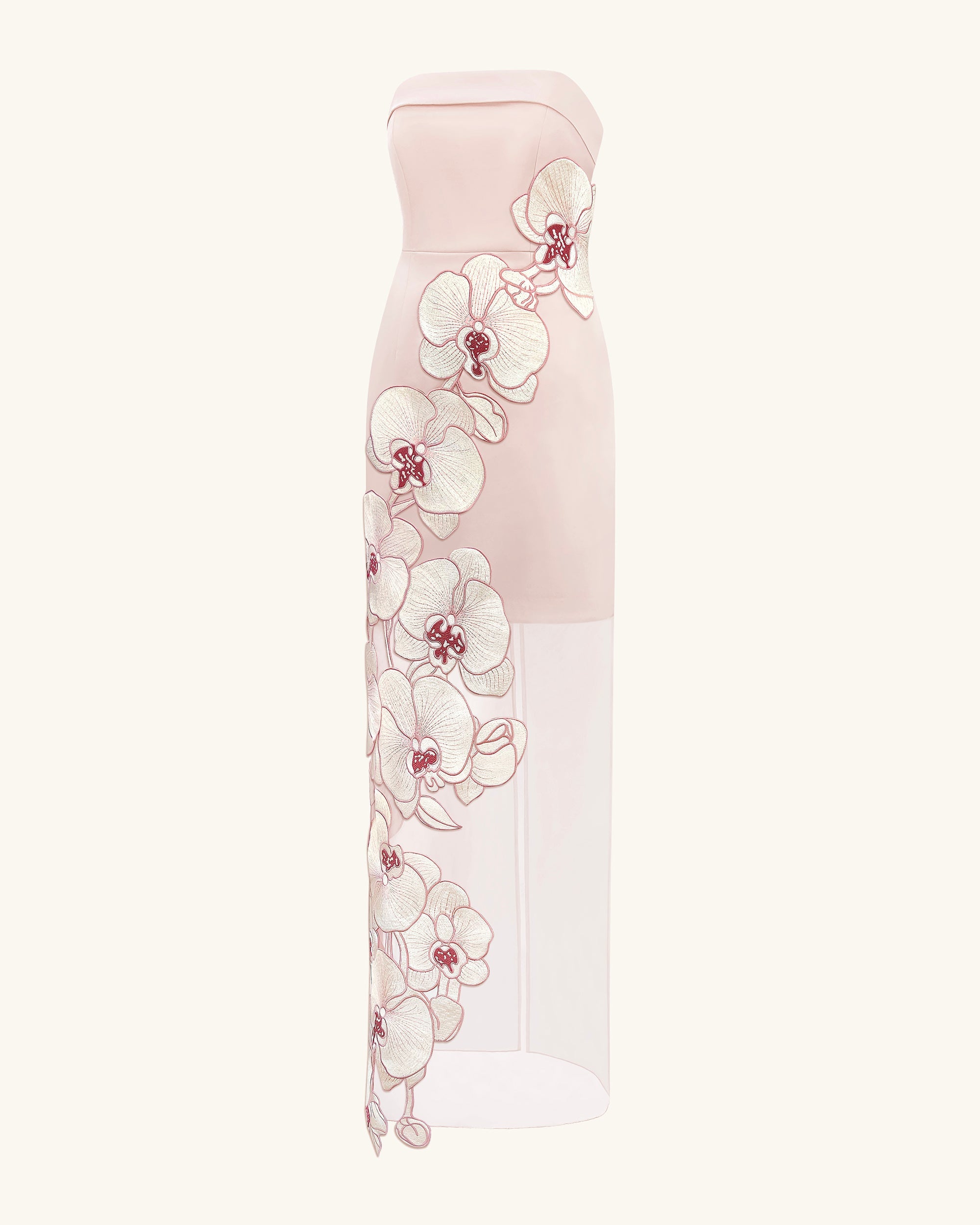 Orchid Embroidered Dress - Pink - Image 3