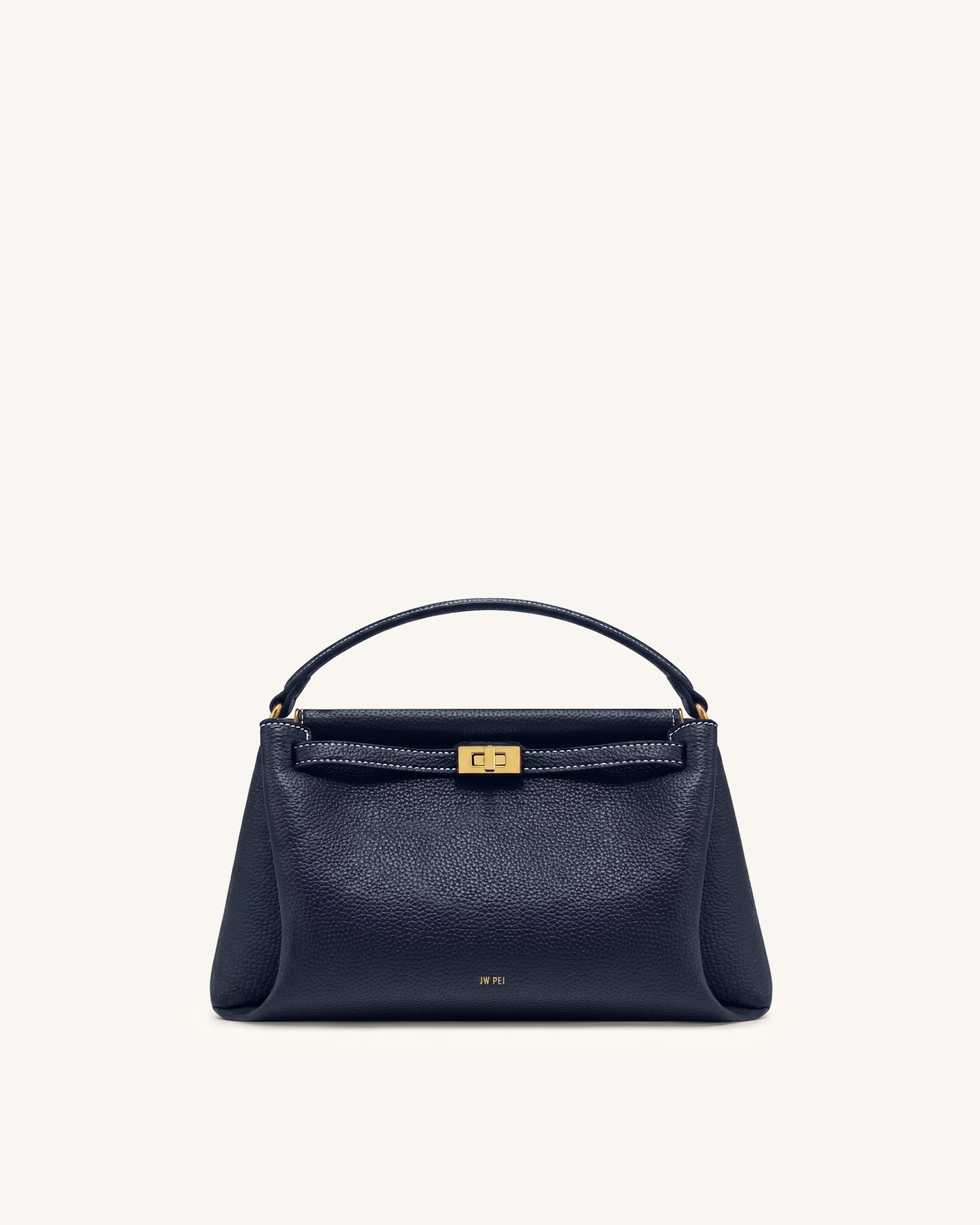 Carmen Top Handle Bag - Navy Blue