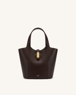Bella Bucket Bag - Dark Brown