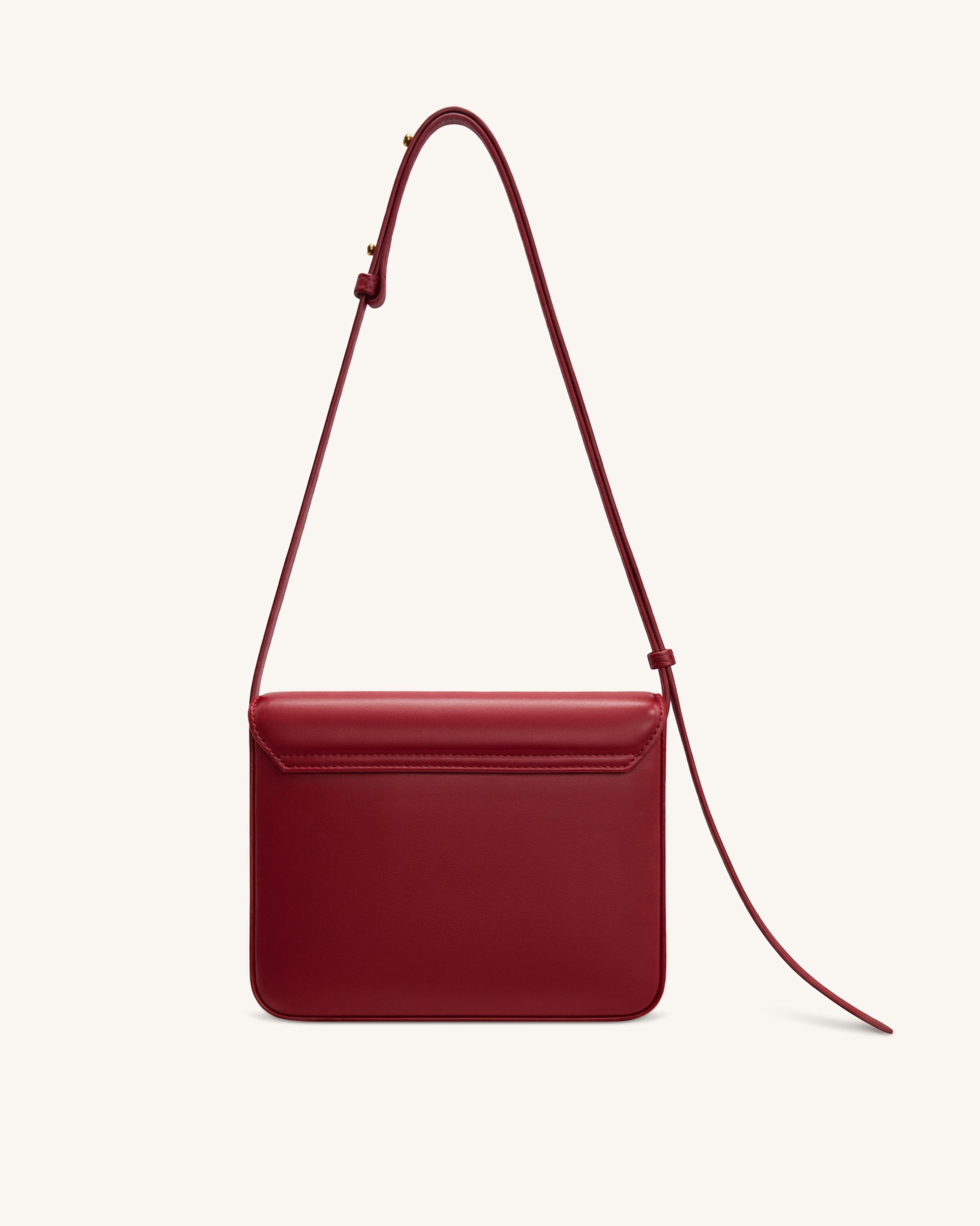 Evania Lock Shoulder Bag - Red - Image 3