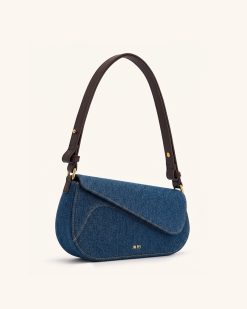 Alternative view of Addisyn Shoulder Bag - Blue Denim