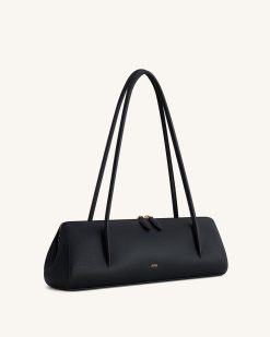 Alternative view of Nova Minimalist Shoulder Bag - Jet Black