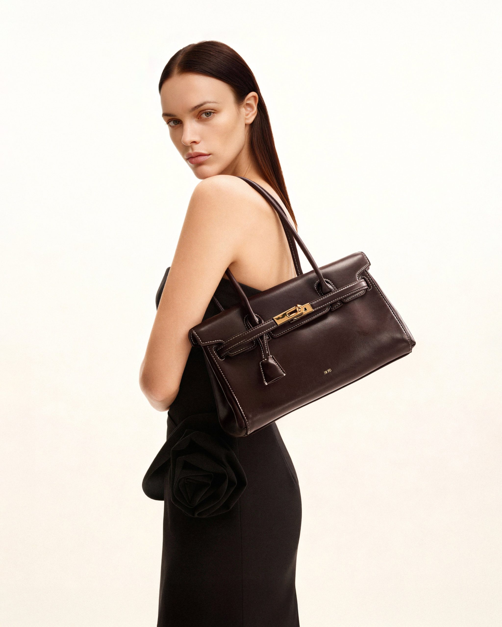 Yara Shoulder Bag - Dark Brown - Image 2