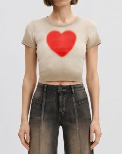 Alternative view of The Shrunken Faded Love T-shirt  - Dirty Oat