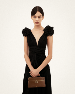 Alternative view of Thea Top Handle Bag - Brown