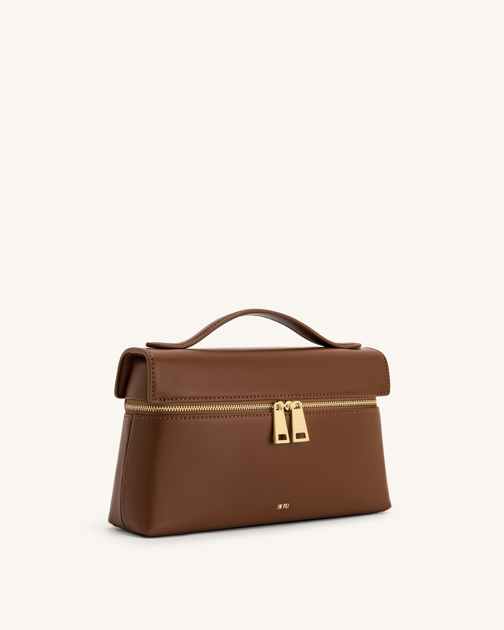Thea Top Handle Bag - Brown - Image 3
