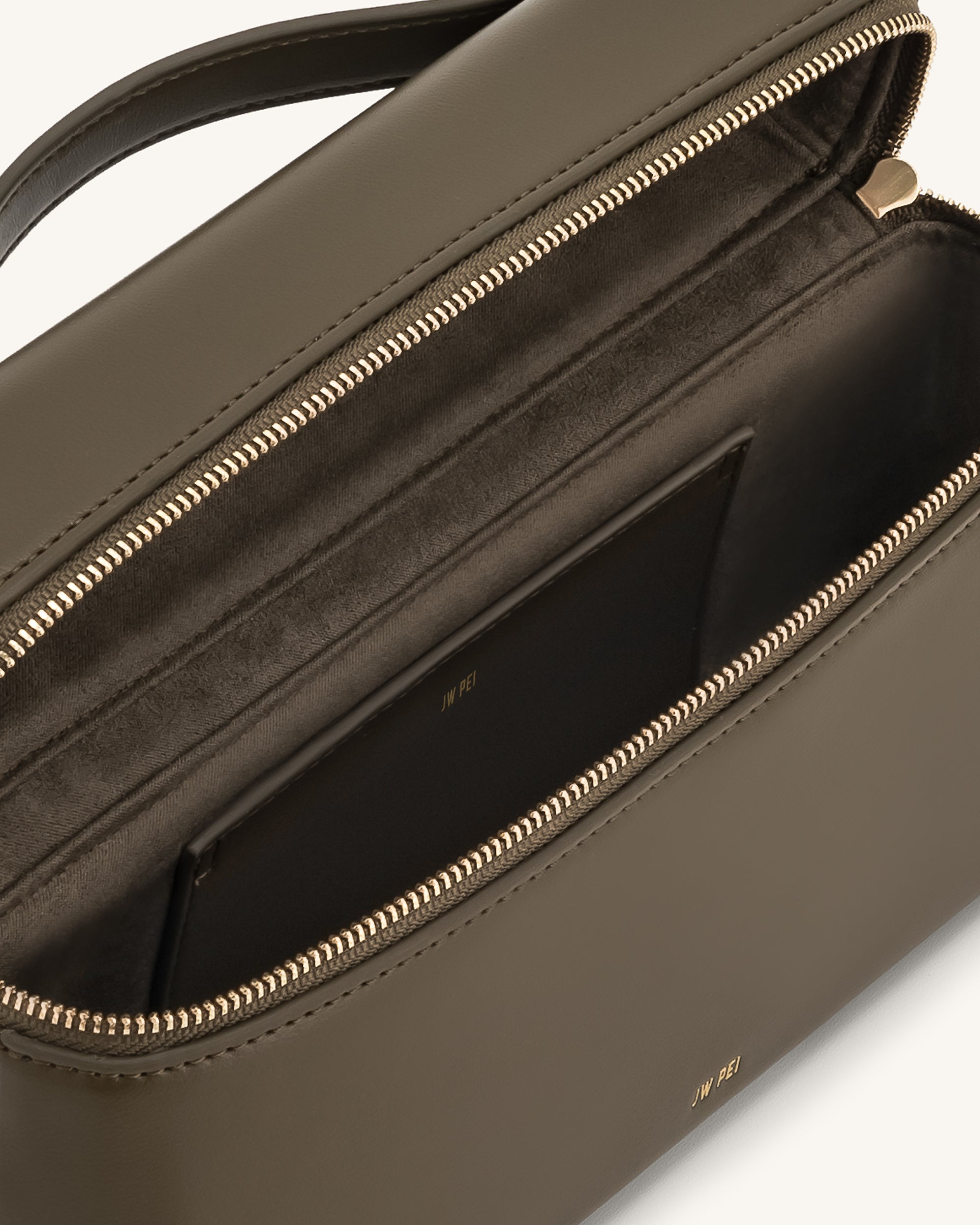 Thea Top Handle Bag - Dark Olive - Image 5