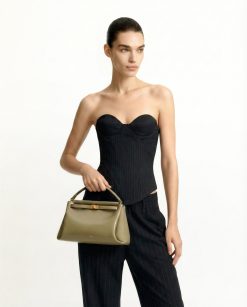 Alternative view of Carmen Top Handle Bag - Green