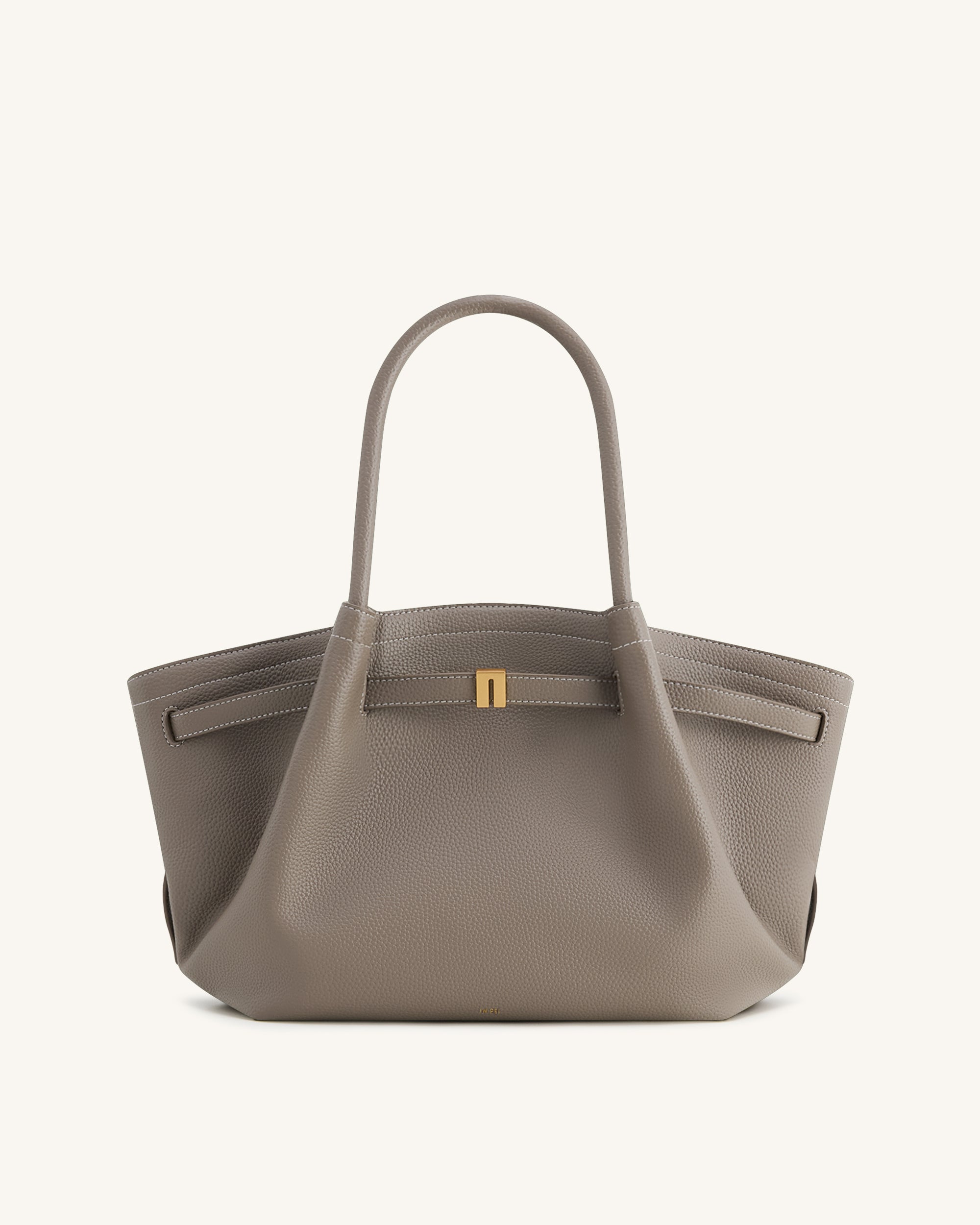 Hana Medium Tote Bag - Taupe - Image 2