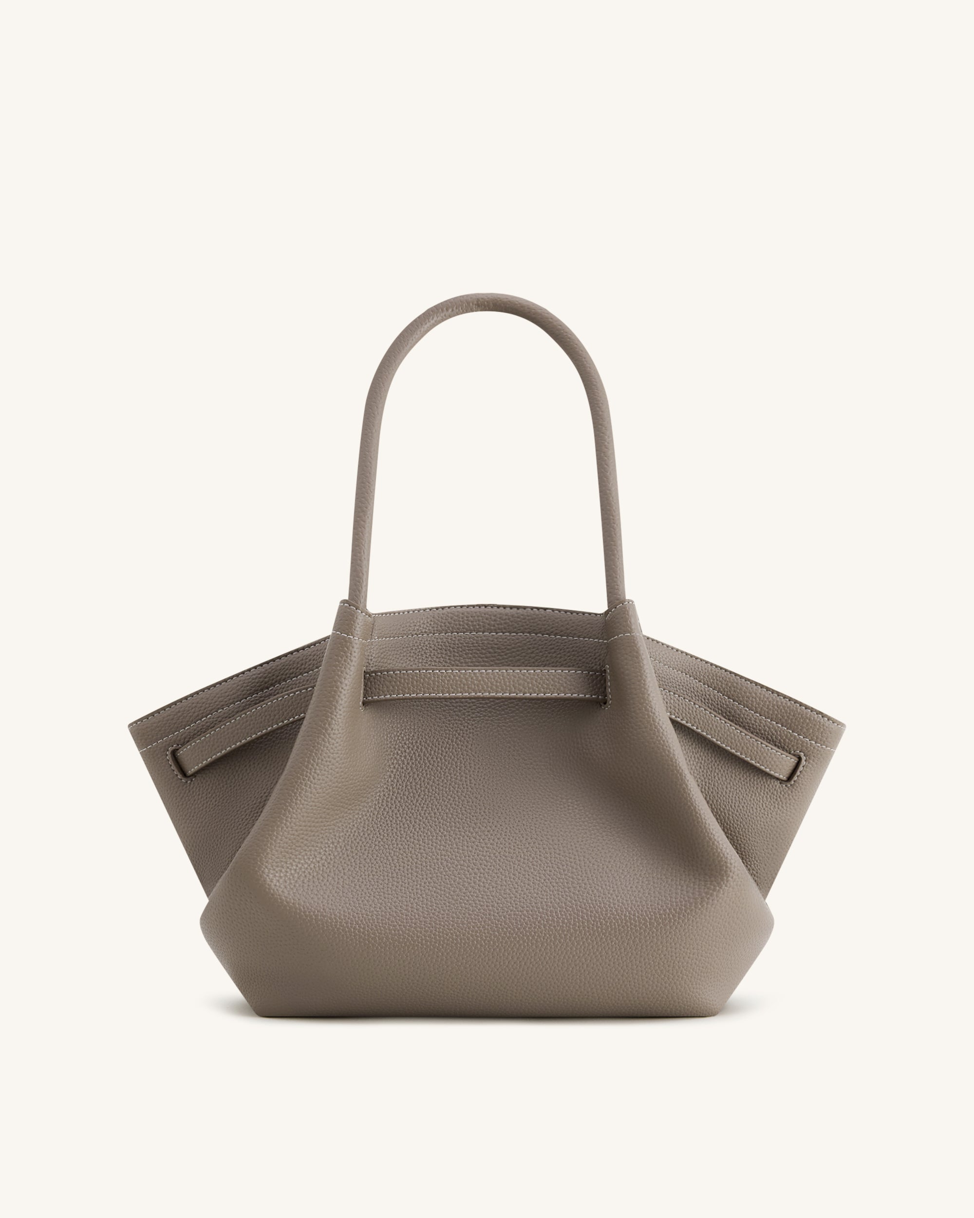 Hana Medium Tote Bag - Taupe - Image 4
