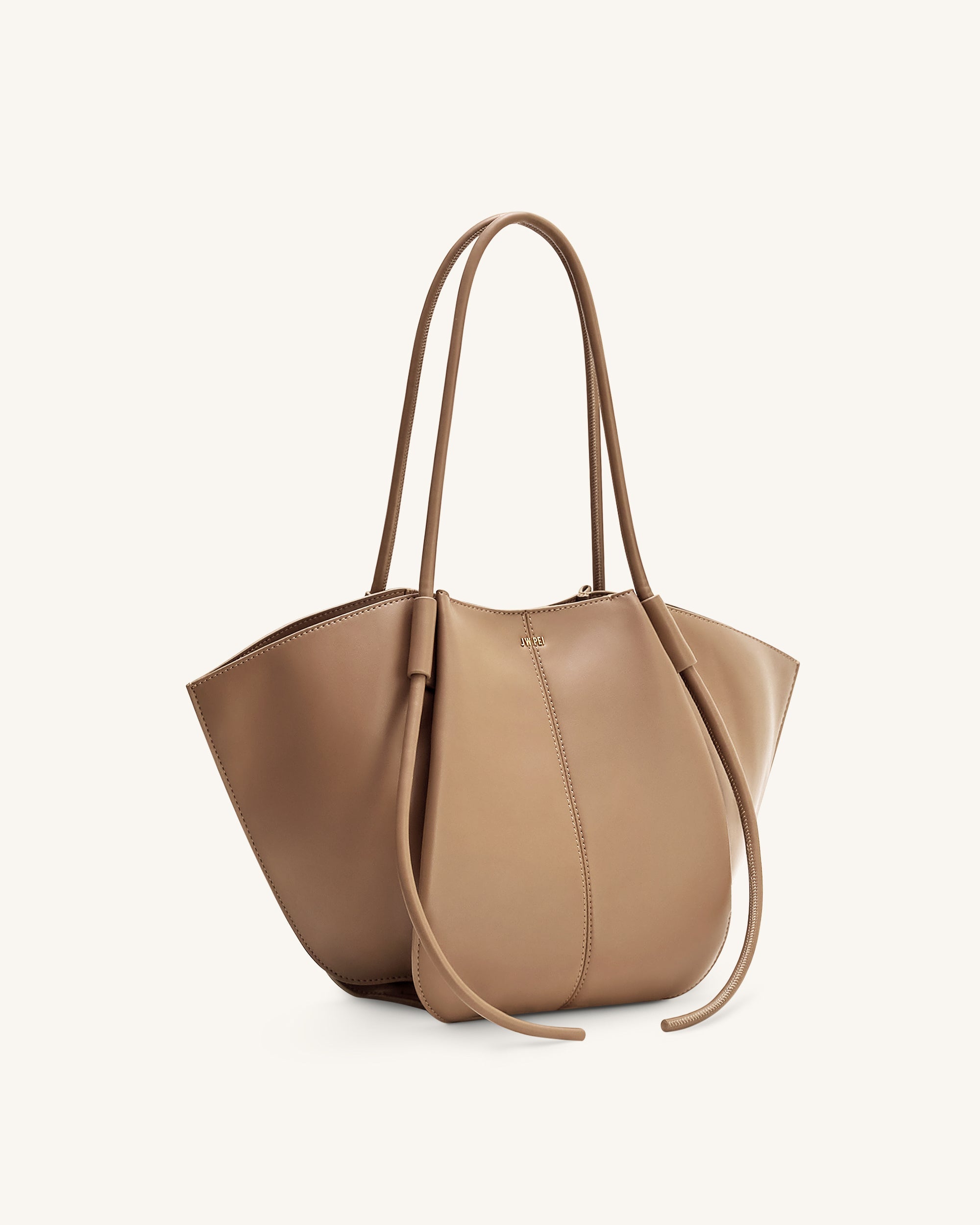 Nala Wide Tote Bag - Clay Brown - Image 2