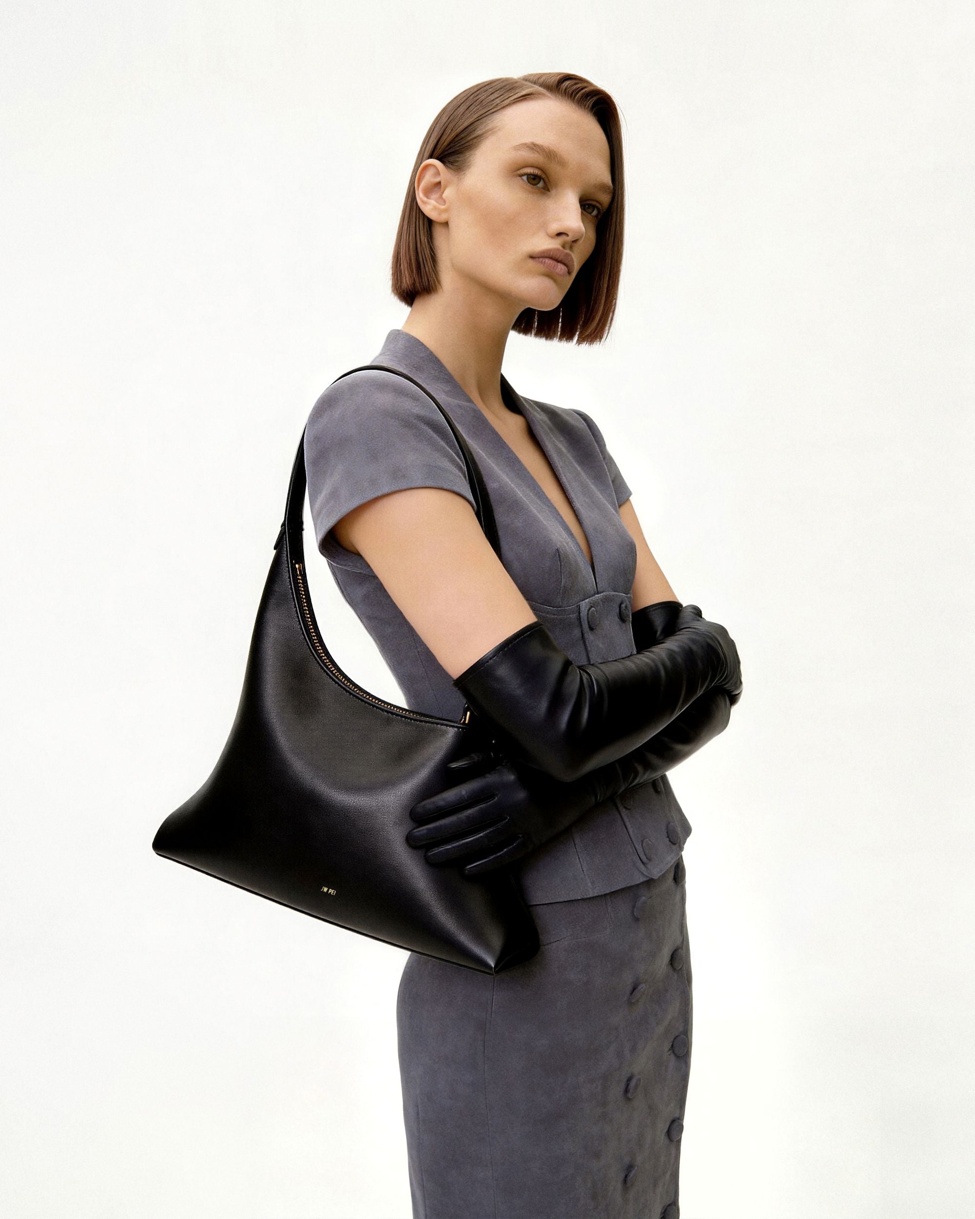 Lyra Shoulder Bag - Black - Image 2