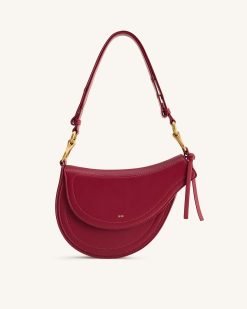 Ashlie Crossbody Bag - Burgundy