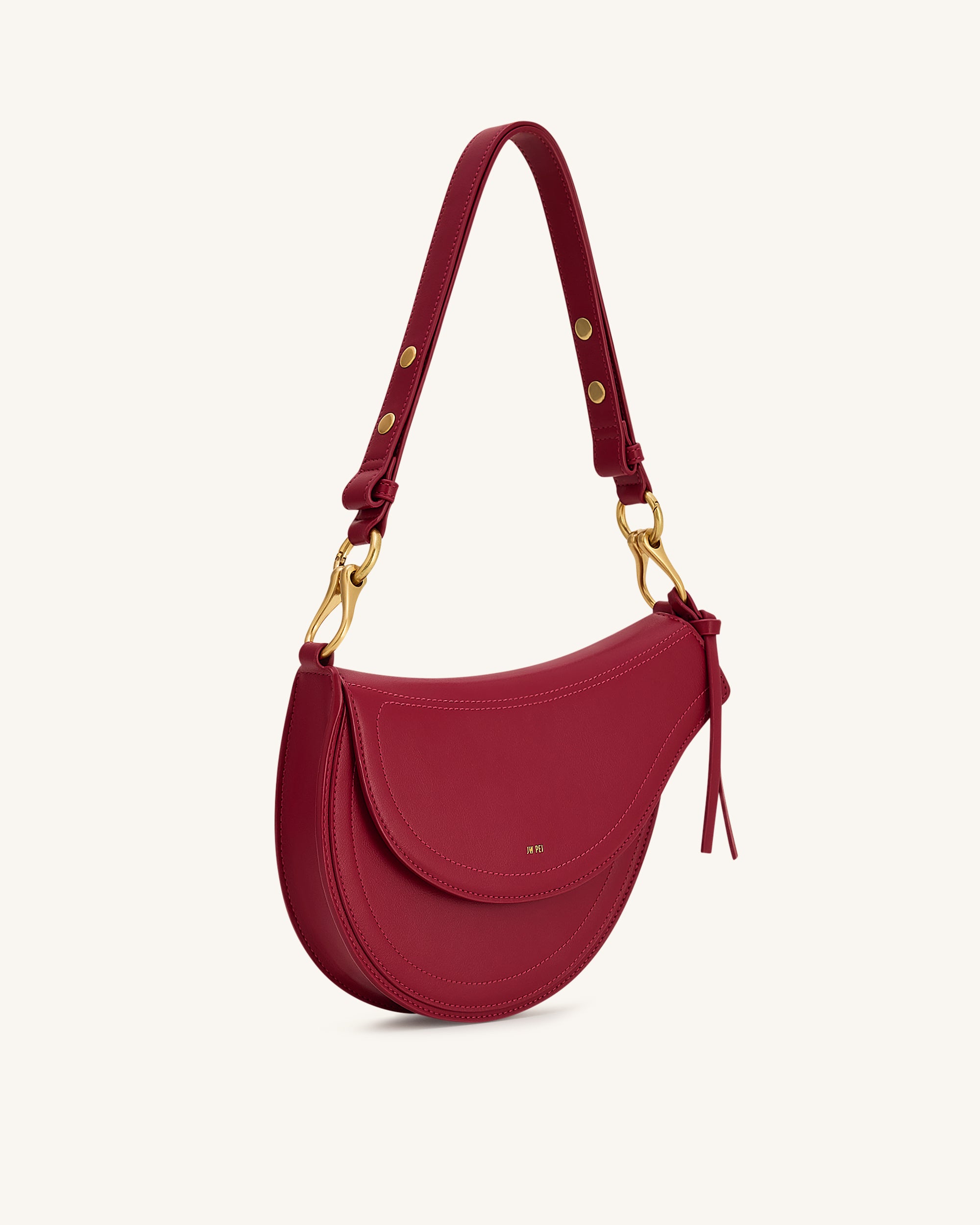 Ashlie Crossbody Bag - Burgundy - Image 2