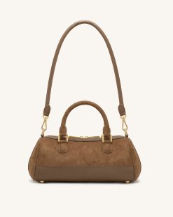 Alternative view of Josie Barrel Shoulder Bag - Brown
