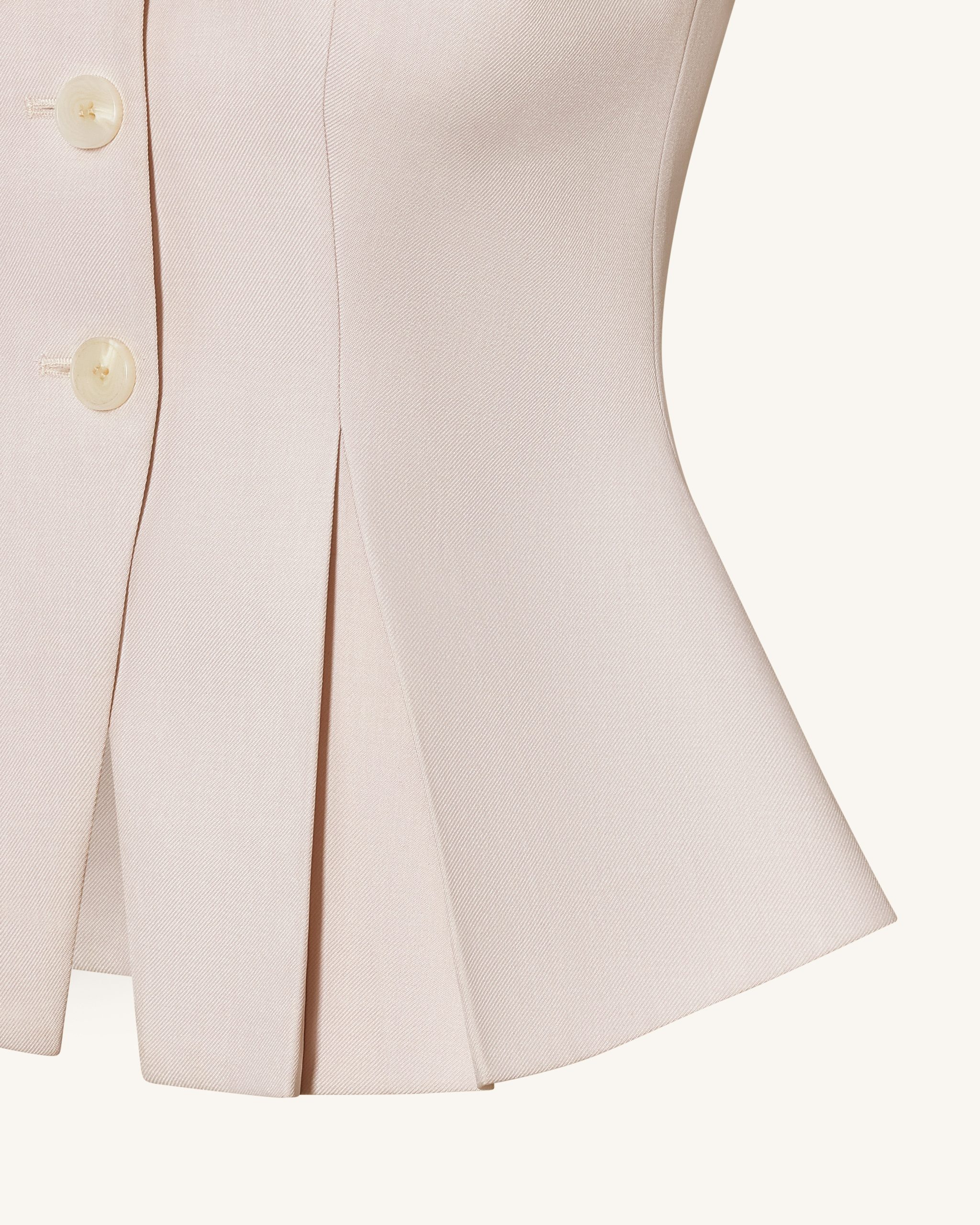 Structured Seam Round - Beige - Image 8