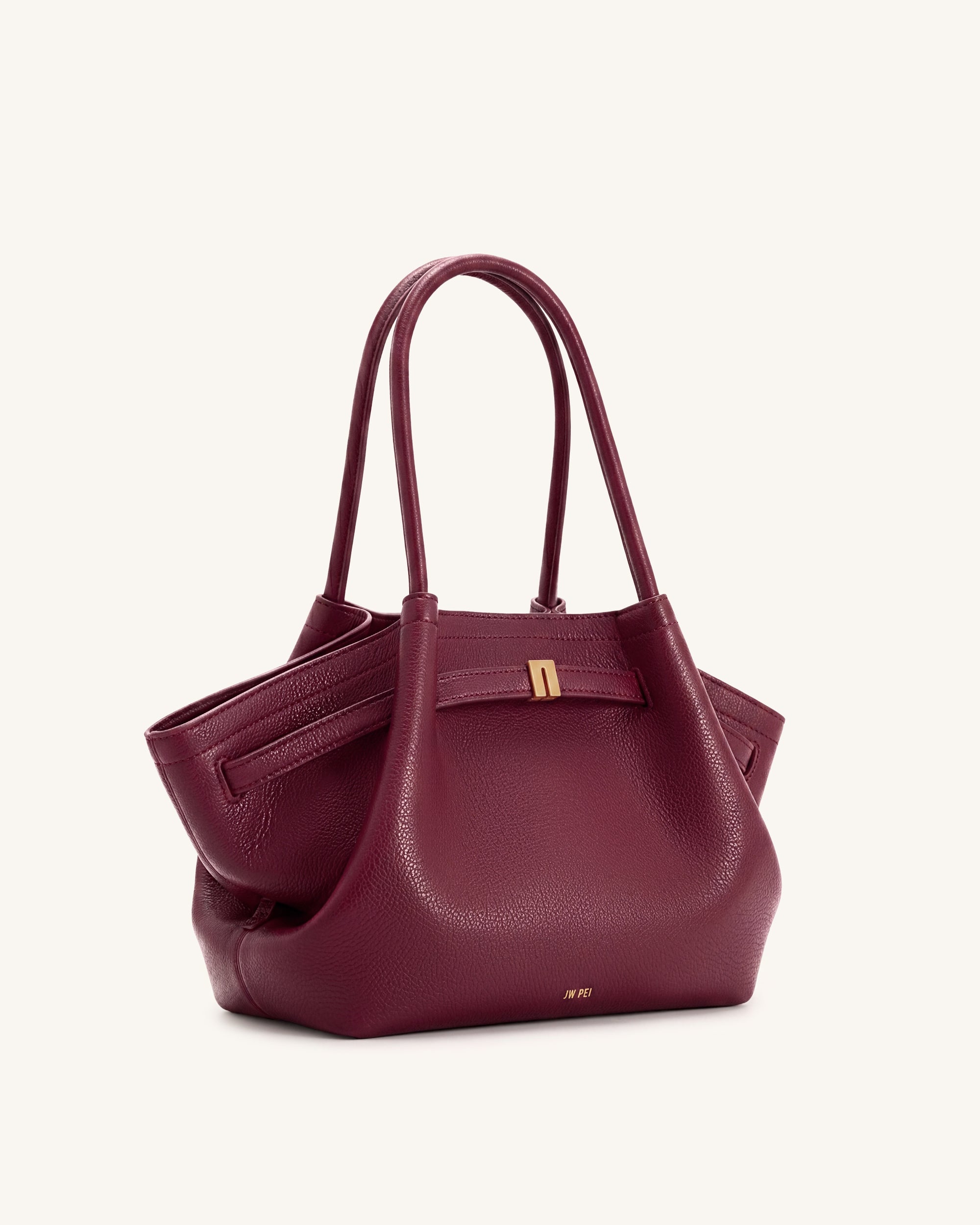 Hana Medium Tote Bag - Burgundy - Image 2