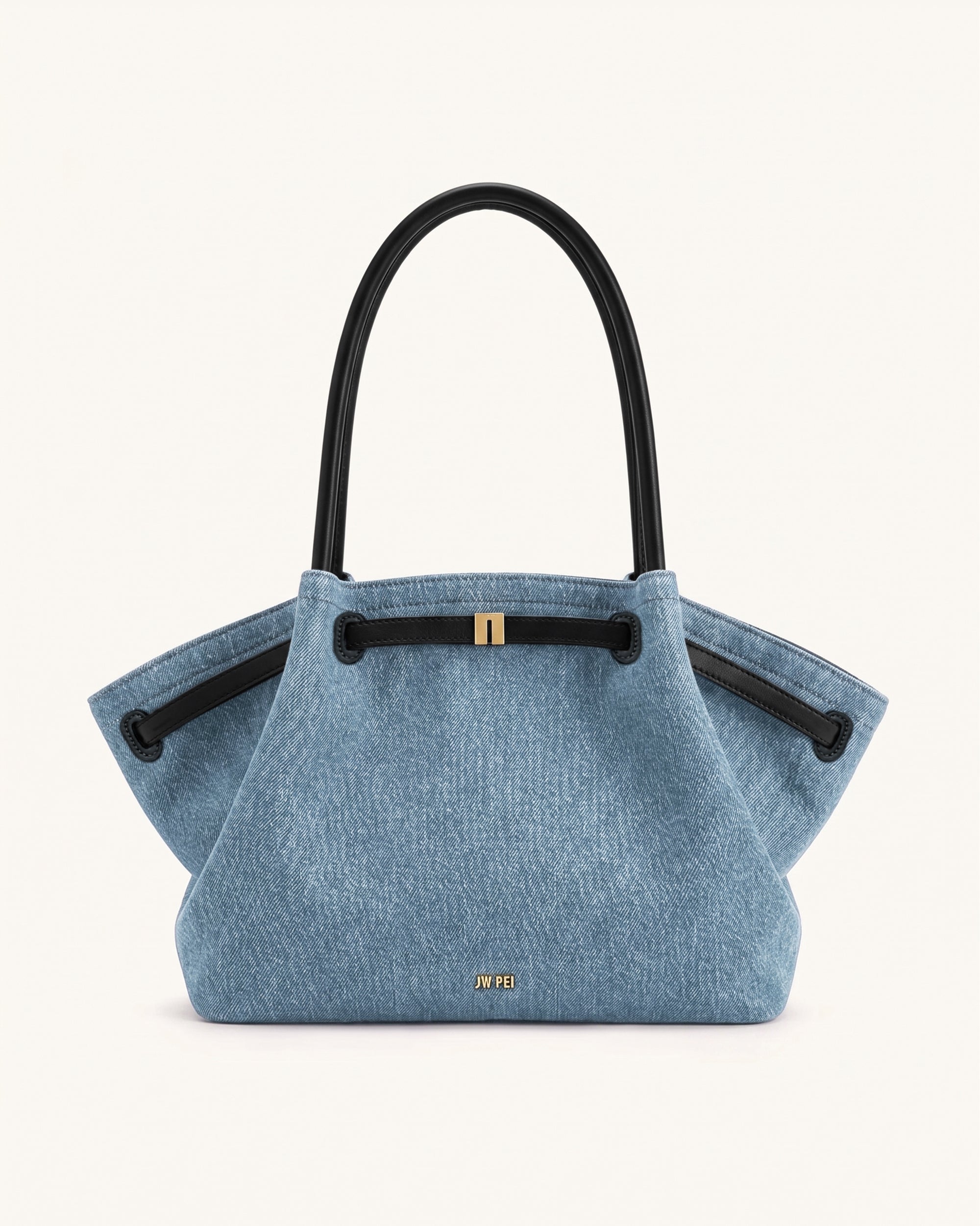 Hana Large Tote Bag - Light Blue Denim