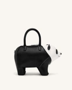 Adeline Panda Handbag - Black
