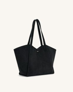 Alternative view of Kiana Large Capacity Tote Bag - Black