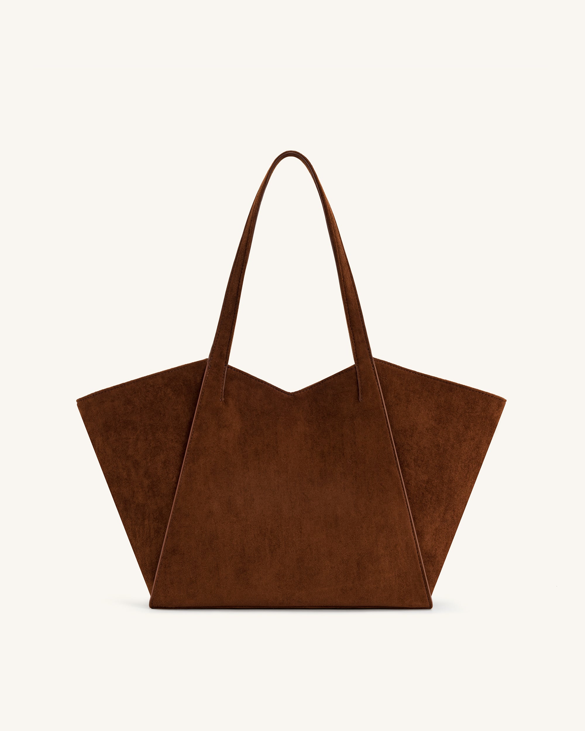 Kiana Large Capacity Tote Bag - Dark Brown - Image 4