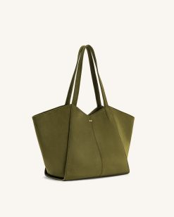 Alternative view of Kiana Large Capacity Tote Bag - Dark Olive